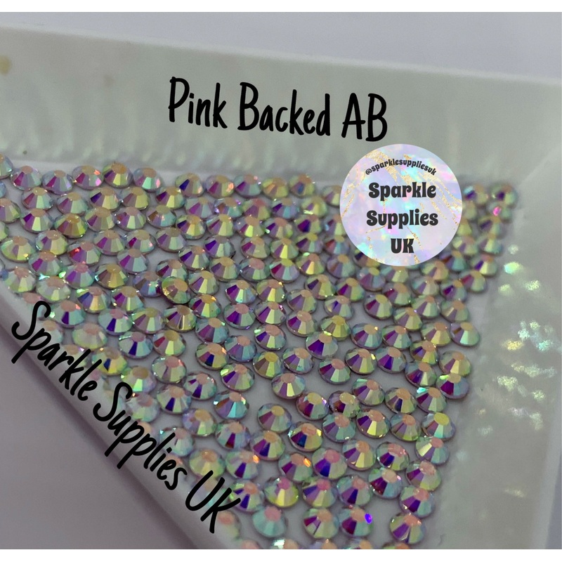 Zia Crystals – Pink Backed AB (6g)
