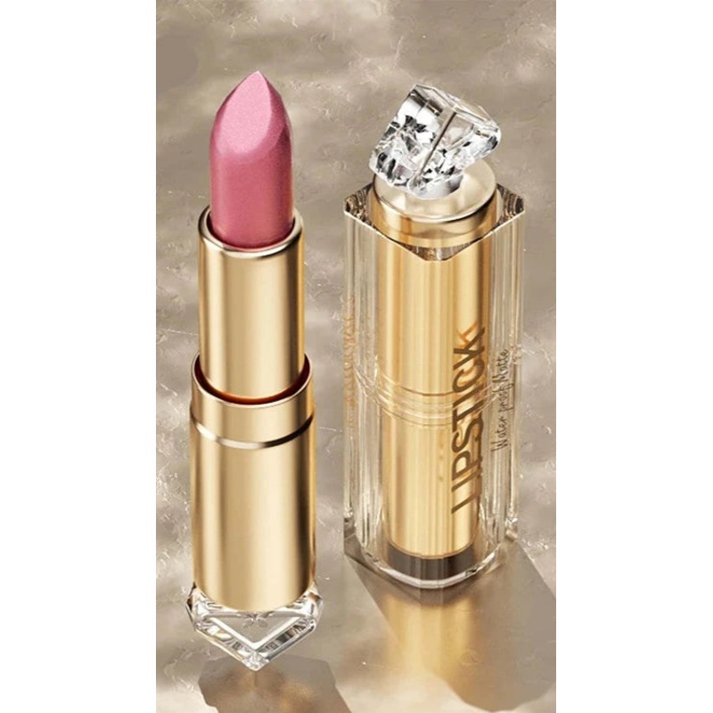 12 Colors Matte Glitter Lipstick Shiny Waterproof Kissproof Lipstick.