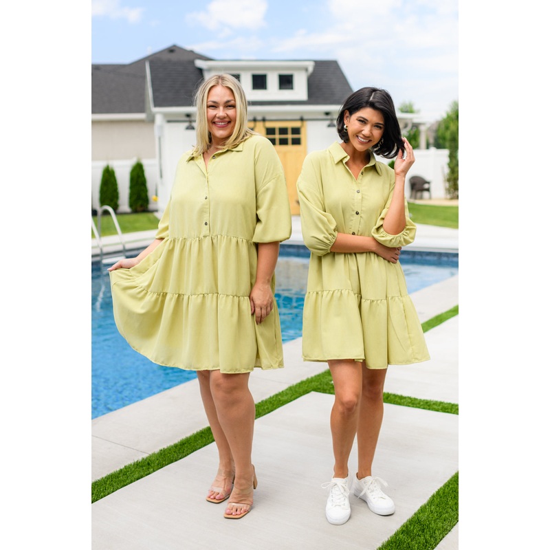 Just Like Honey Tiered Dress