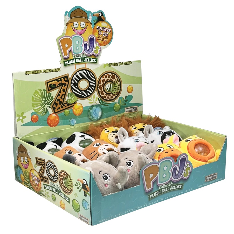 Zoo Plush Ball Jellies