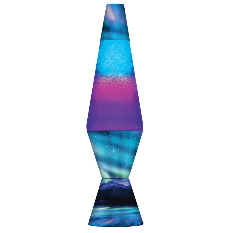 14.5 Northern Lights Glitter Lava Lamp