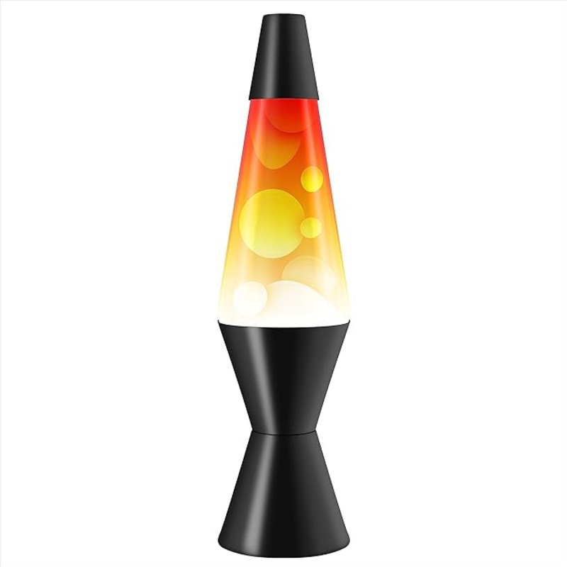 14.5 Tricolor Wax with Black Base Lava Lamp